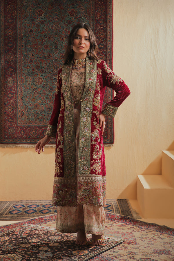 Shamaeel Ansari | Majestic Legacy |Crimson Heritage by Shamaeel Ansari - Designer Dress  - Type : Ladies Clothes - Available at Libayah - 100% Original 