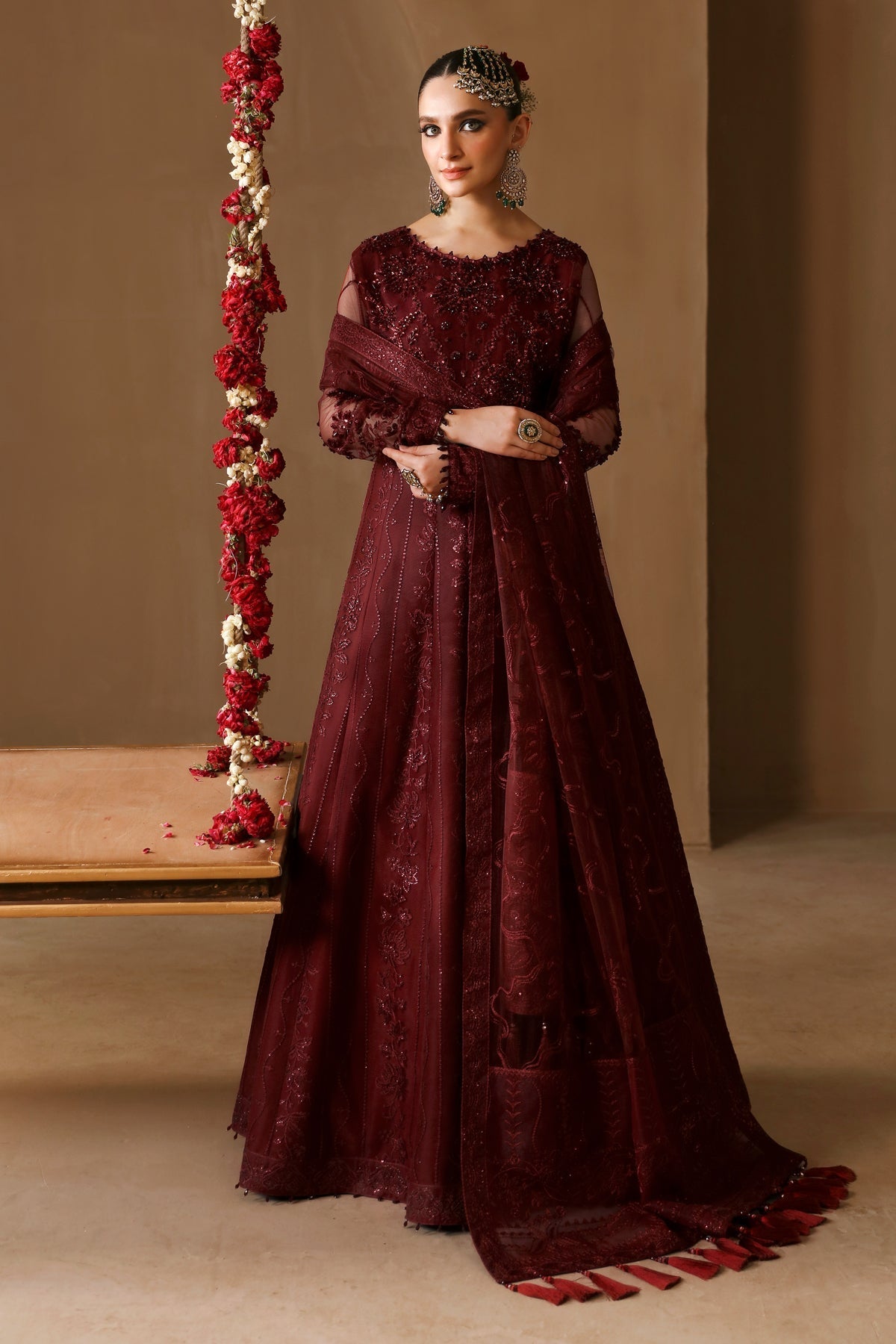 Alizeh | Reena Wedding Formals | AF-HM-4022-GULAB by Alizeh - Designer Dress - Type: Ladies Clothes - Available at Libayah - 100% Original