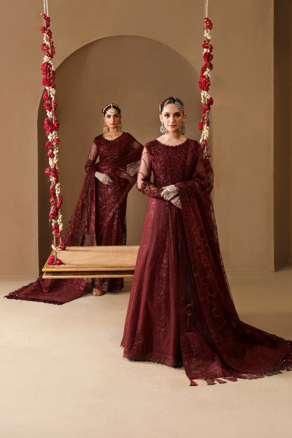 Alizeh | Reena Wedding Formals | AF-HM-4022-GULAB by Alizeh - Designer Dress - Type: Ladies Clothes - Available at Libayah - 100% Original