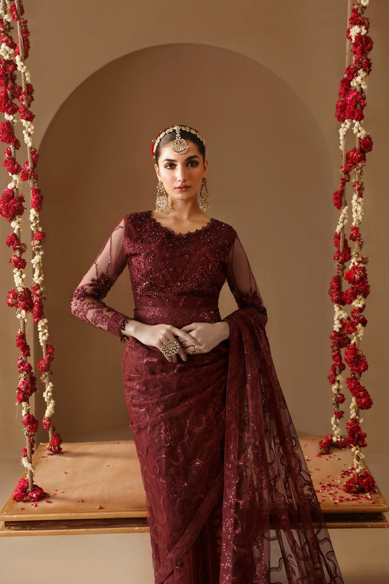 Alizeh | Reena Wedding Formals | AF-HM-4022-GULAB by Alizeh - Designer Dress - Type: Ladies Clothes - Available at Libayah - 100% Original