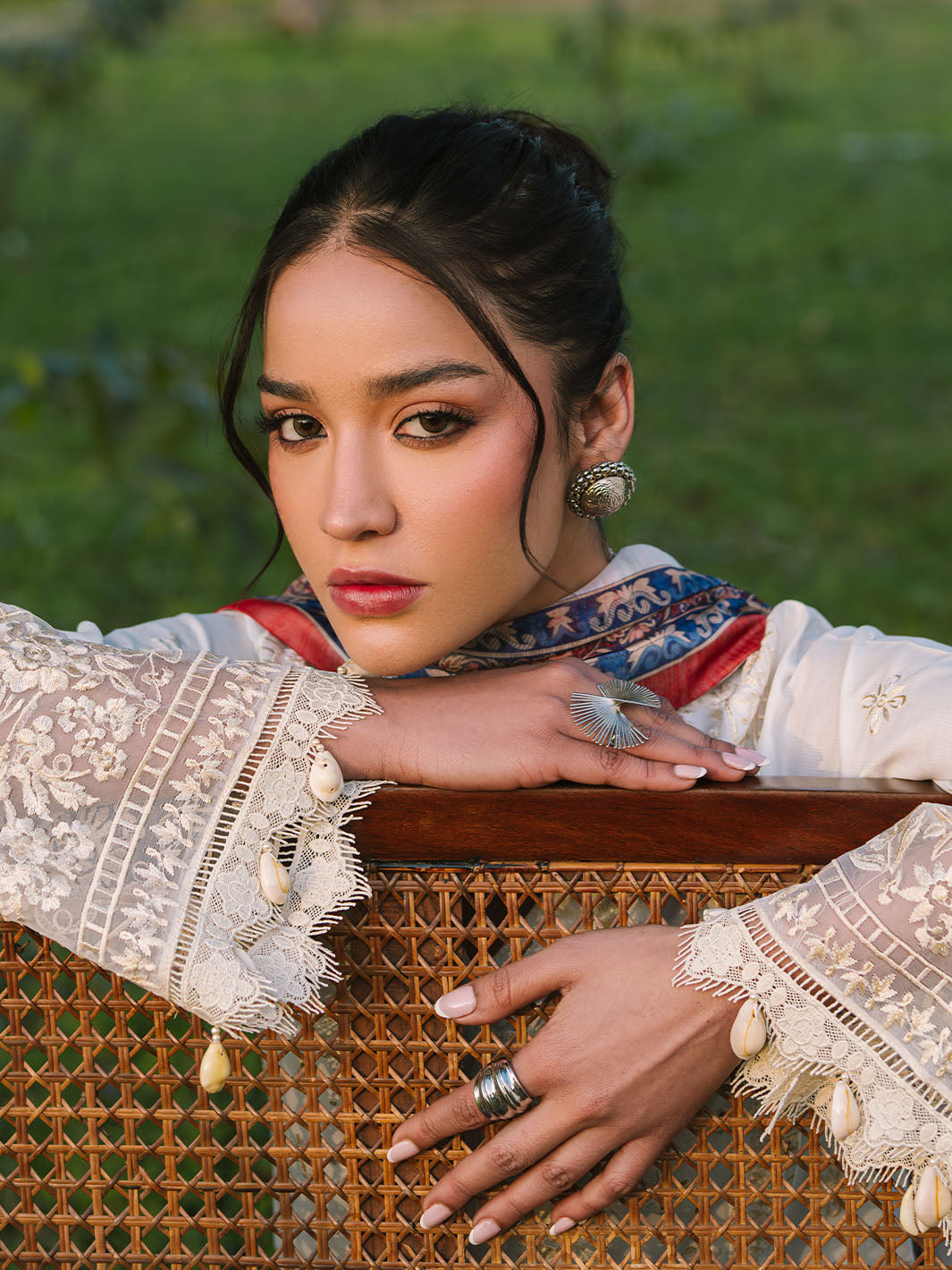 Mahnur | Dahlia Luxury Lawn 25 | Gia by Mahnur - Designer Dress - Type: Ladies Clothes - Available at Libayah - 100% Original