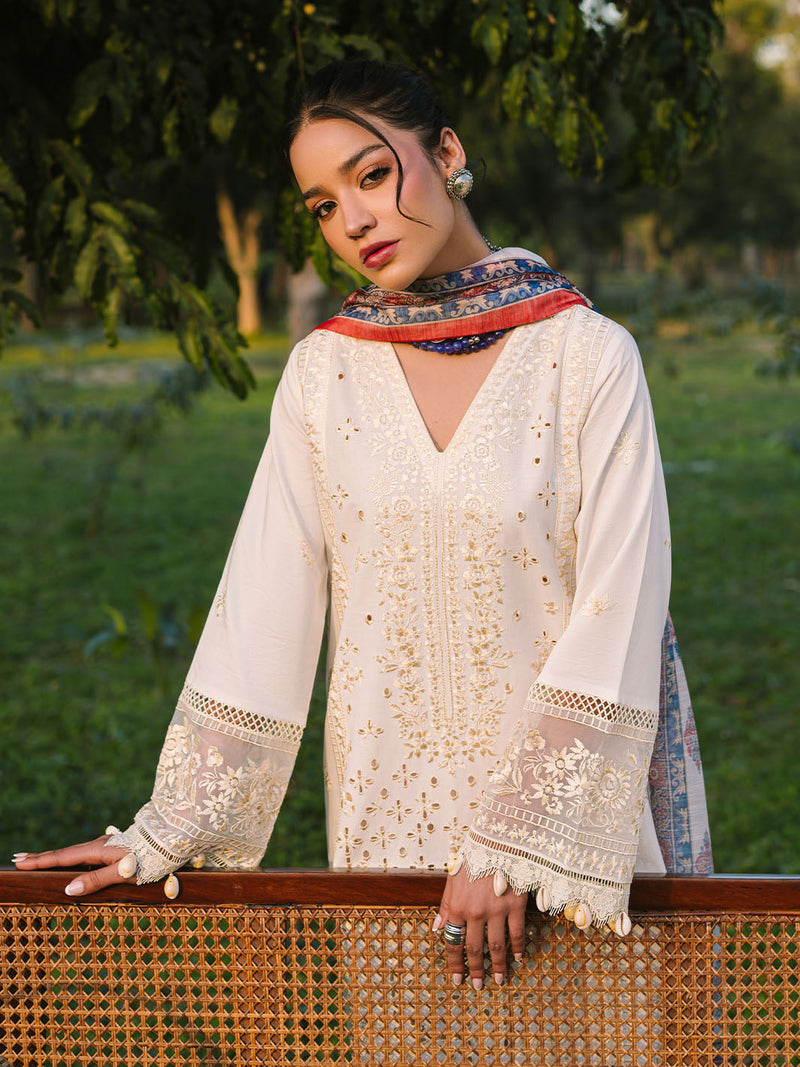 Mahnur | Dahlia Luxury Lawn 25 | Gia by Mahnur - Designer Dress - Type: Ladies Clothes - Available at Libayah - 100% Original