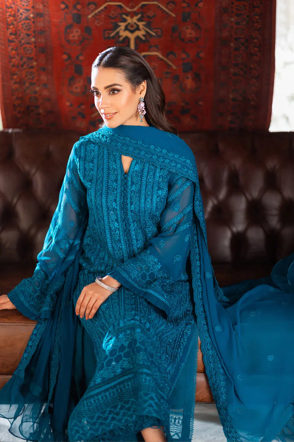 Azure | Embroidered Formals | Gilded Sea by Azure - Designer Dress - Type: Ladies Clothes - Available at Libayah - 100% Original