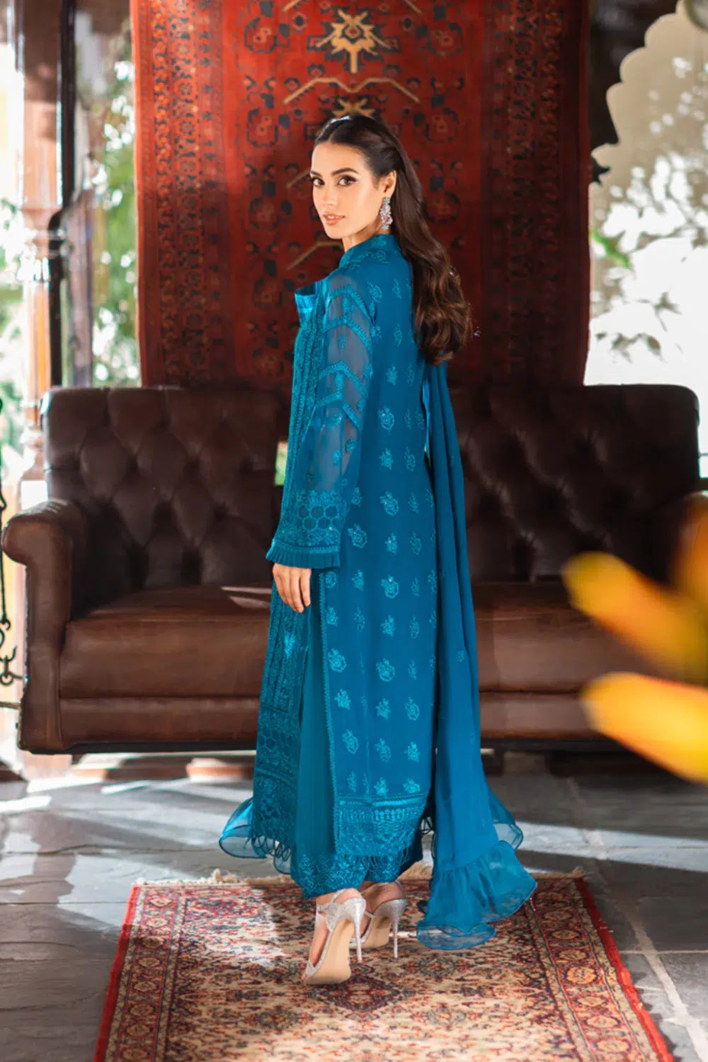 Azure | Embroidered Formals | Gilded Sea by Azure - Designer Dress - Type: Ladies Clothes - Available at Libayah - 100% Original