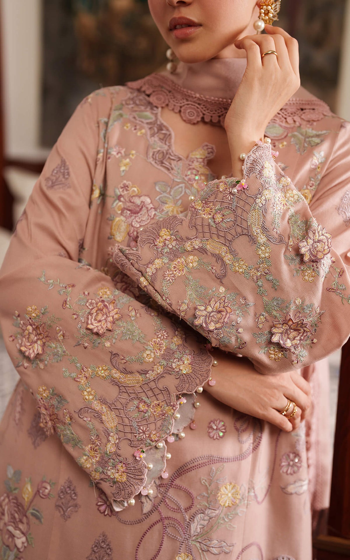 Asifa and Nabeel | Pashmina Luxe 25 | Glace LWC25-06 by Asifa and Nabeel - Designer Dress - Type : Ladies Clothes - Available at Libayah - 100% Original 