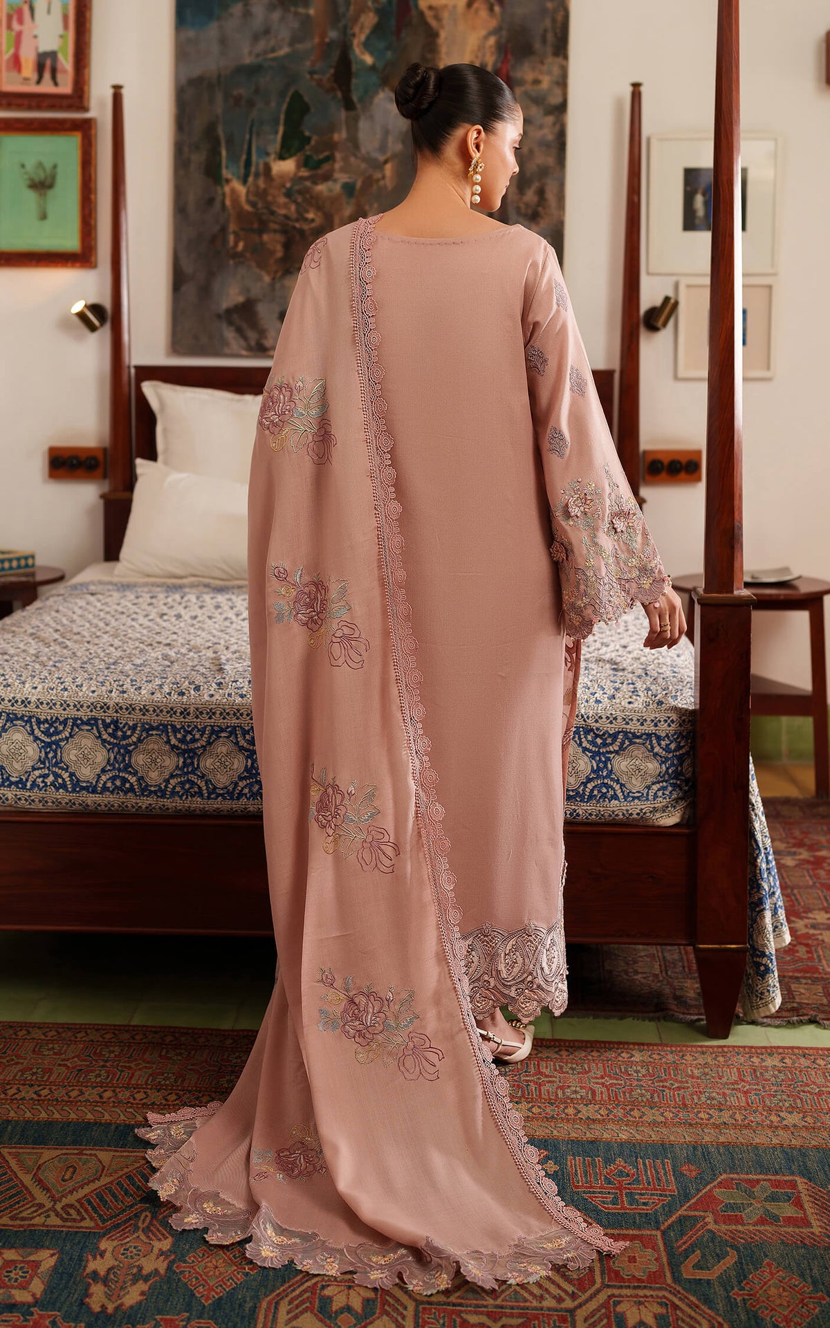 Asifa and Nabeel | Pashmina Luxe 25 | Glace LWC25-06 by Asifa and Nabeel - Designer Dress - Type : Ladies Clothes - Available at Libayah - 100% Original 