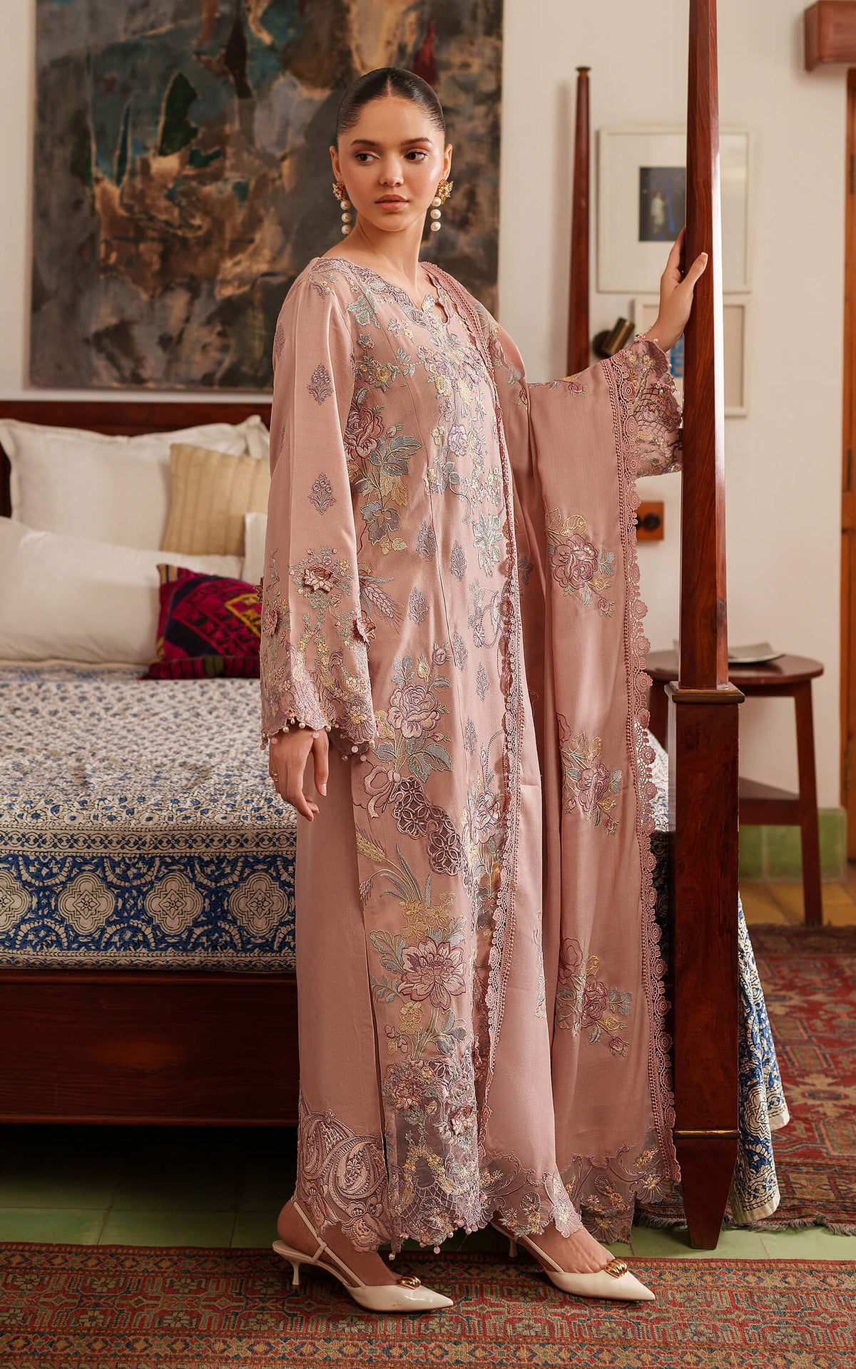 Asifa and Nabeel | Pashmina Luxe 25 | Glace LWC25-06 by Asifa and Nabeel - Designer Dress - Type : Ladies Clothes - Available at Libayah - 100% Original 