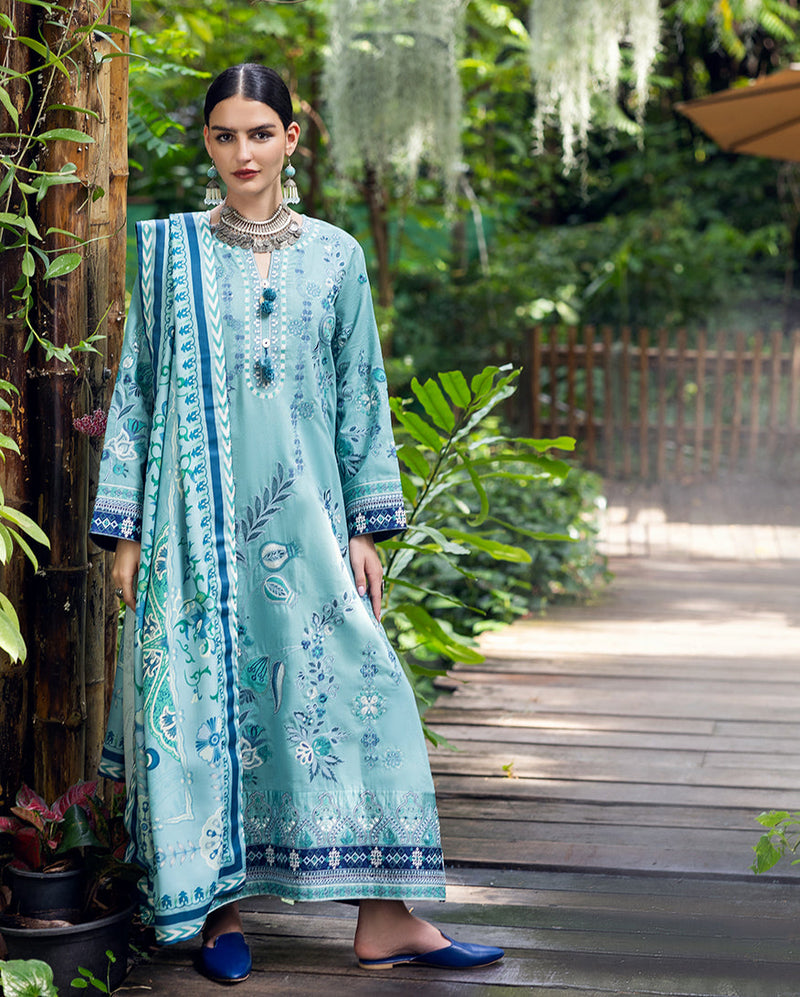 Mushq | Hemline Karandi | Glided Hour by Mushq - Designer Dress - Type : Ladies Clothes - Available at Libayah - 100% Original 