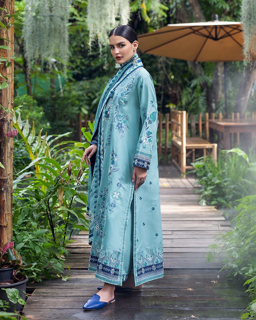Mushq | Hemline Karandi | Glided Hour by Mushq - Designer Dress - Type : Ladies Clothes - Available at Libayah - 100% Original 