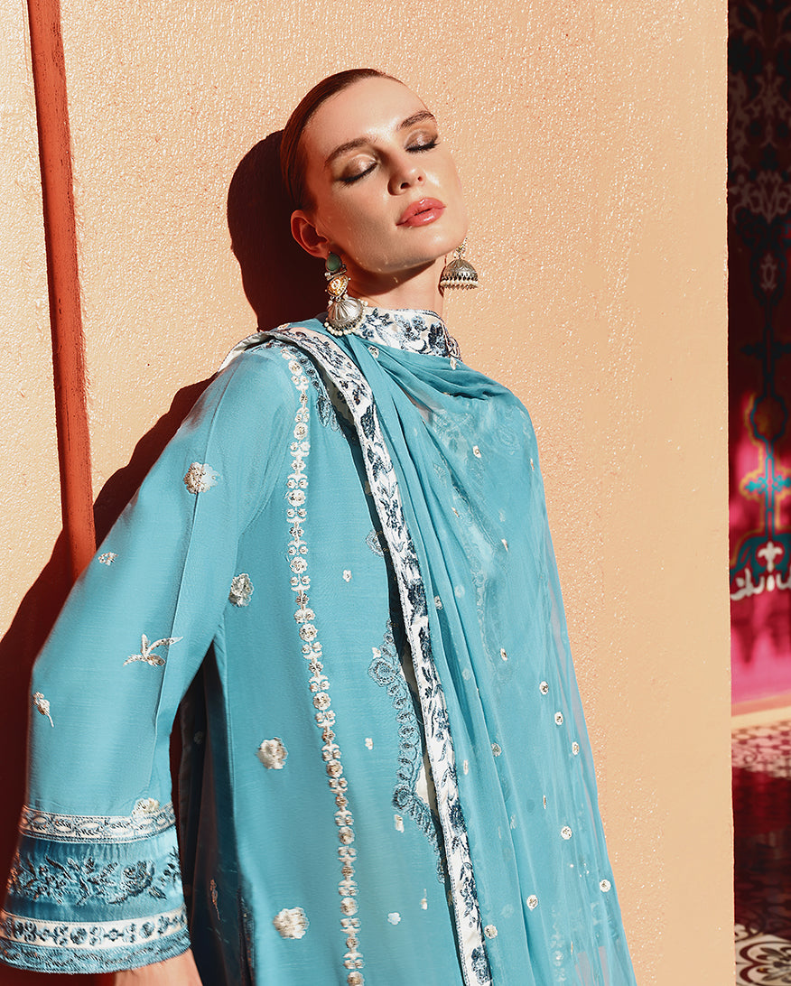 Mushq | Nuvera Raw Silk 26 | Glinda by Mushq - Designer Dress  - Type : Ladies Clothes - Available at Libayah - 100% Original 
