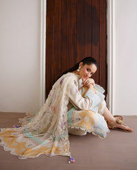 Roheenaz | Sunlit Tales Printed Embroidered Edit | Glowleaf - by Libayah - Registered Vendor of : Roheenaz - 100% Original Designer Dress