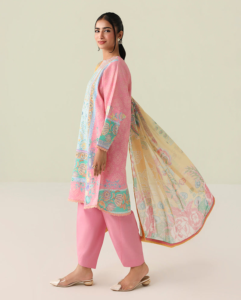 Roheenaz | Rosette Lawn | Golden Hour - Designer Dress - Type : Ladies Clothes - Available at Libayah - 100% Original