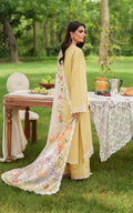 Asifa and Nabeel | Eden Cambric 25 | Golden Dust ECU25-10 by Asifa and Nabeel - Designer Dress  - Type : Ladies Clothes - Available at Libayah - 100% Original 