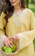 Asifa and Nabeel | Eden Cambric 25 | Golden Dust ECU25-10 by Asifa and Nabeel - Designer Dress  - Type : Ladies Clothes - Available at Libayah - 100% Original 