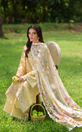 Asifa and Nabeel | Eden Cambric 25 | Golden Dust ECU25-10 by Asifa and Nabeel - Designer Dress  - Type : Ladies Clothes - Available at Libayah - 100% Original 
