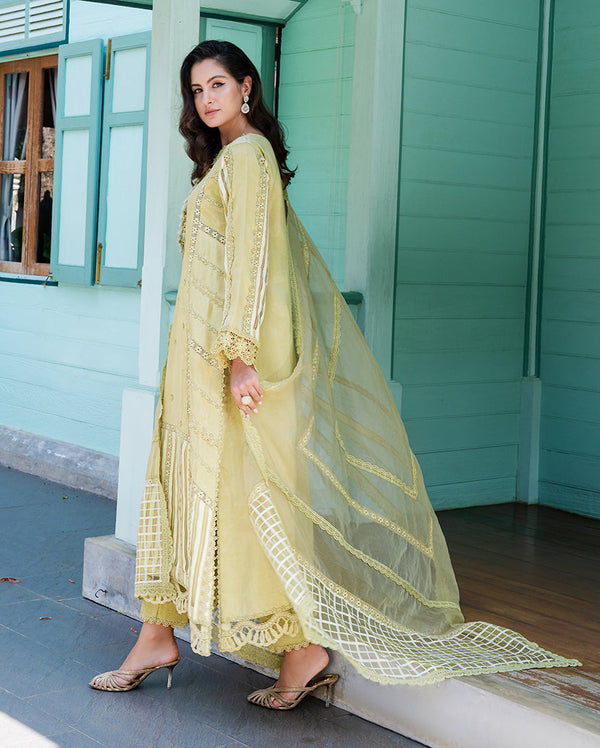Mushq | Euphoria Pret | Golden Ember by Mushq - Designer Dress  - Type : Ladies Clothes - Available at Libayah - 100% Original 
