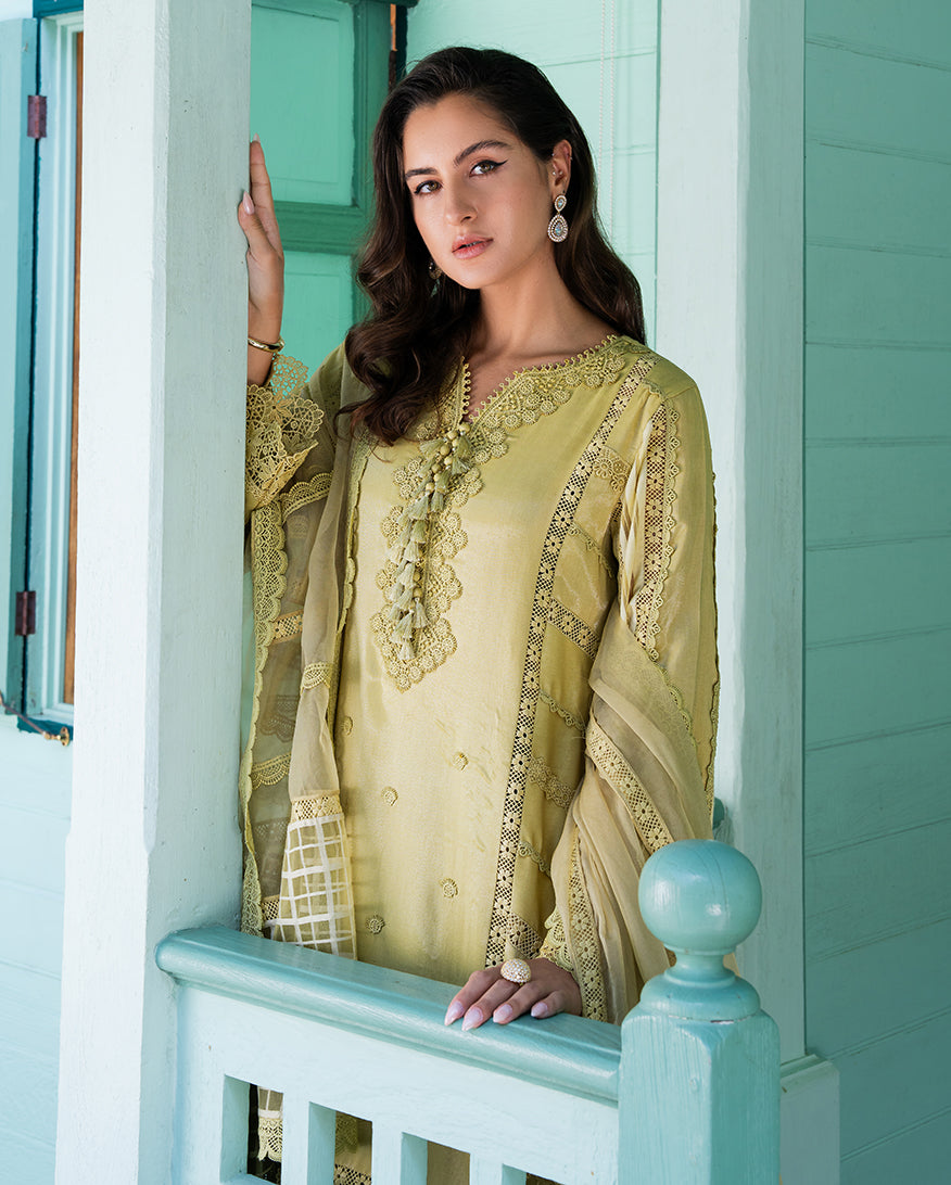 Mushq | Euphoria Pret | Golden Ember by Mushq - Designer Dress  - Type : Ladies Clothes - Available at Libayah - 100% Original 