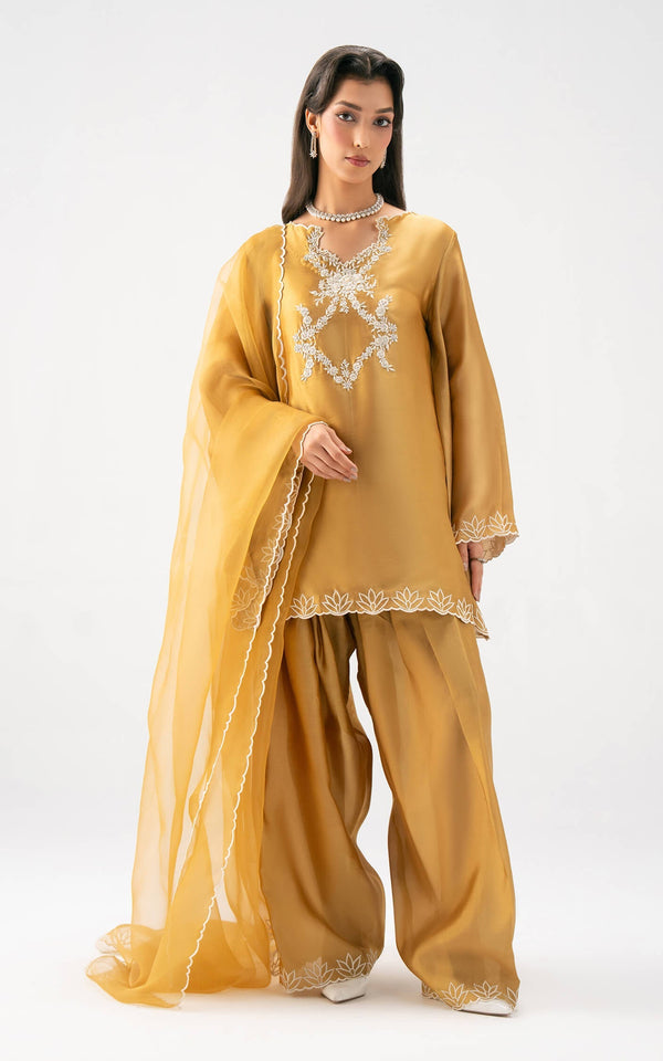 Afrozeh | Basic Pret 26 RTW | NACRE by Afrozeh - Designer Dress  - Type : Ladies Clothes - Available at Libayah - 100% Original 