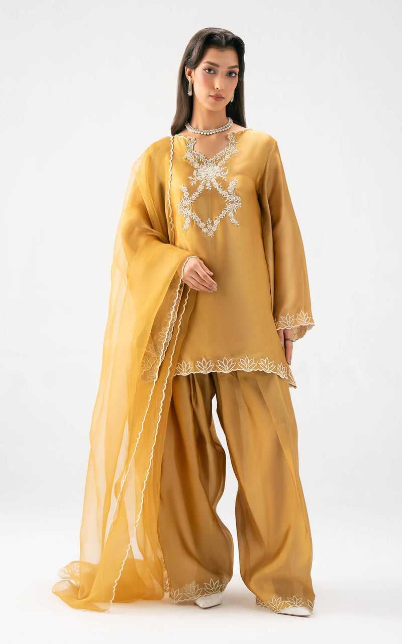 Afrozeh | Basic Pret 26 RTW | NACRE by Afrozeh - Designer Dress  - Type : Ladies Clothes - Available at Libayah - 100% Original 