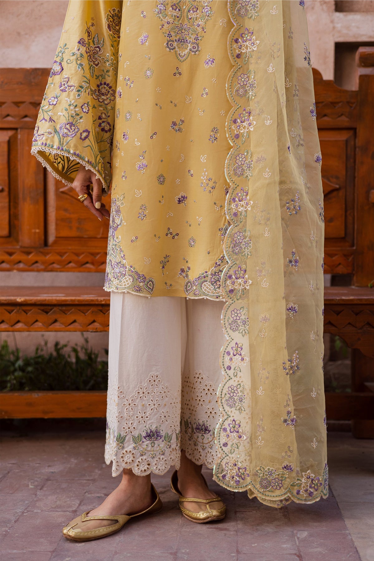 Batik | Festive Eid 26 | Goldilocks by Batik - Designer Dress  - Type : Ladies Clothes - Available at Libayah - 100% Original 