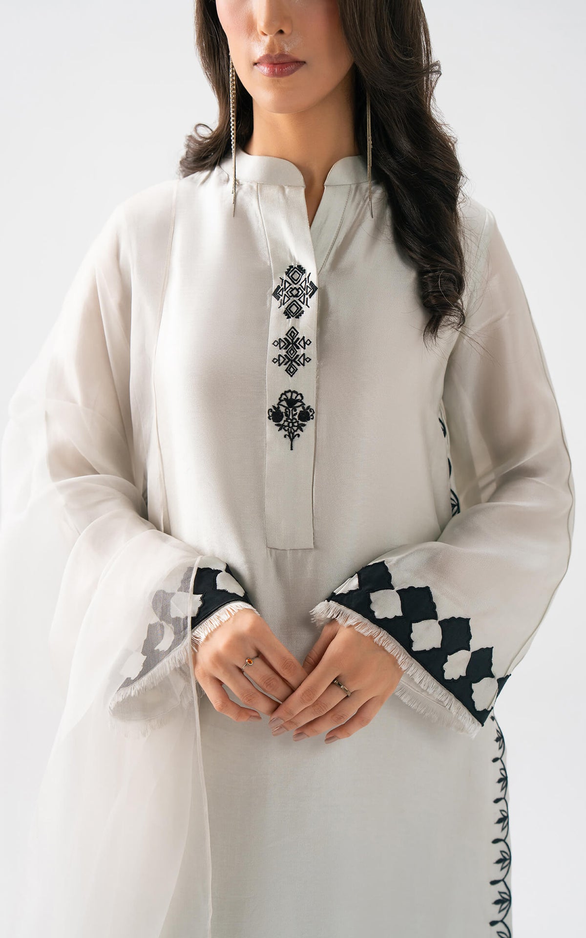 Afrozeh | Basic Pret 26 RTW | NACRE by Afrozeh - Designer Dress  - Type : Ladies Clothes - Available at Libayah - 100% Original 