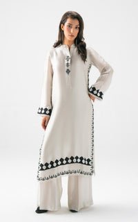 Afrozeh | Basic Pret 26 RTW | NACRE by Afrozeh - Designer Dress  - Type : Ladies Clothes - Available at Libayah - 100% Original 