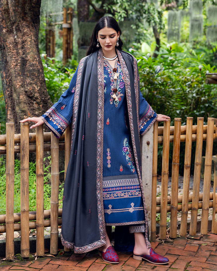 Mushq | Hemline Karandi | Granite Song by Mushq - Designer Dress - Type : Ladies Clothes - Available at Libayah - 100% Original 