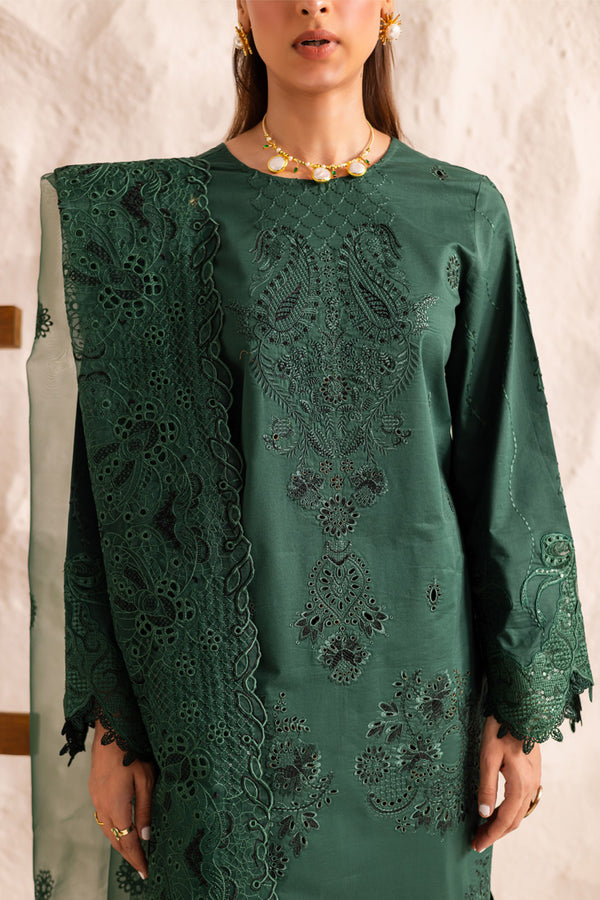 Marjjan | Guzel Lawn | SMC 206-B (Green) by Marjjan - Designer Dress  - Type : Ladies Clothes - Available at Libayah - 100% Original 
