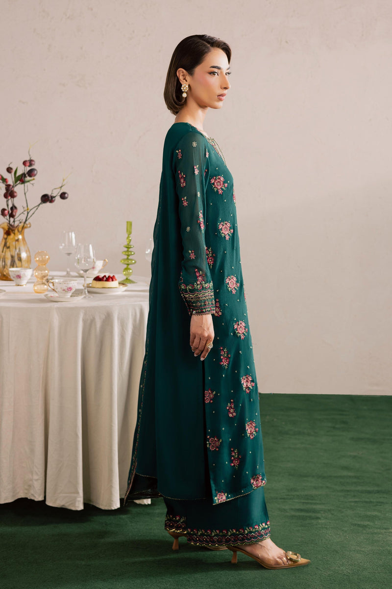 Batik | Festive Eid 26 | Green Leave - by Libayah - Registered Vendor of : Batik - 100% Original Designer Dress