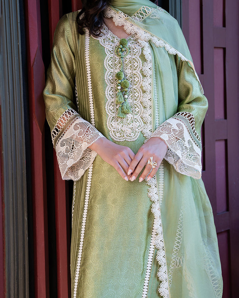 Mushq | Euphoria Pret | Green Solace by Mushq - Designer Dress  - Type : Ladies Clothes - Available at Libayah - 100% Original 