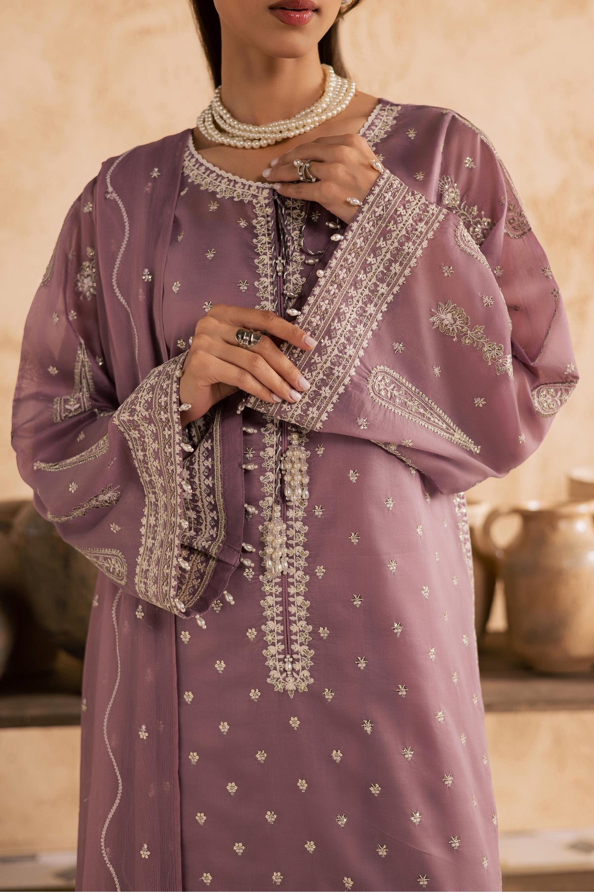 Batik | Festive Eid 26 | Gul e Rana - by Libayah - Registered Vendor of : Batik - 100% Original Designer Dress