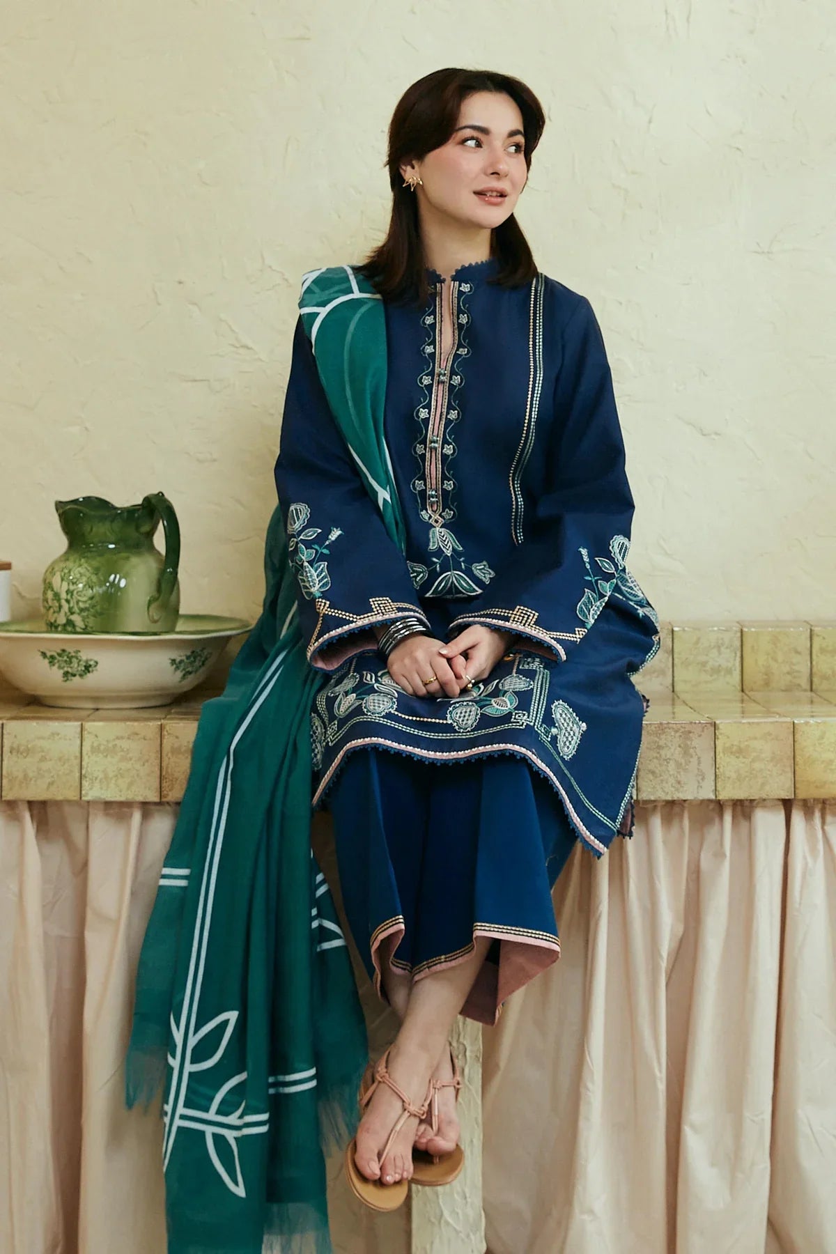 Zara Shahjahan | Coco Lawn 24 | GUL MOHAR-3B by Zara Shahjahan - Designer Dress - Type: Ladies Clothes - Available at Libayah - 100% Original