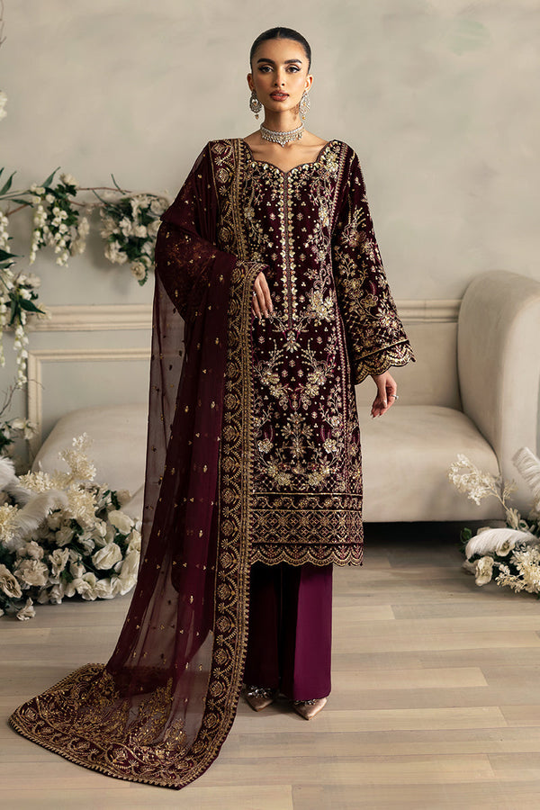 Gulaal | Celeste Velvet 24 | Ember by Gulaal - Designer Dress - Type: Ladies Clothes - Available at Libayah - 100% Original