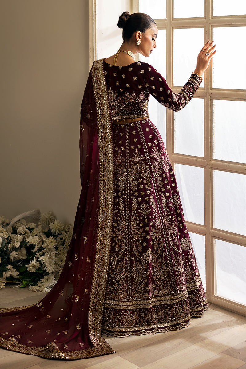 Gulaal | Celeste Velvet 24 | Carmine by Gulaal - Designer Dress - Type: Ladies Clothes - Available at Libayah - 100% Original