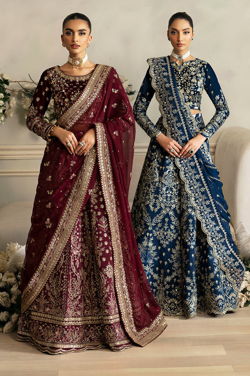 Gulaal | Celeste Velvet 24 | Carmine by Gulaal - Designer Dress - Type: Ladies Clothes - Available at Libayah - 100% Original