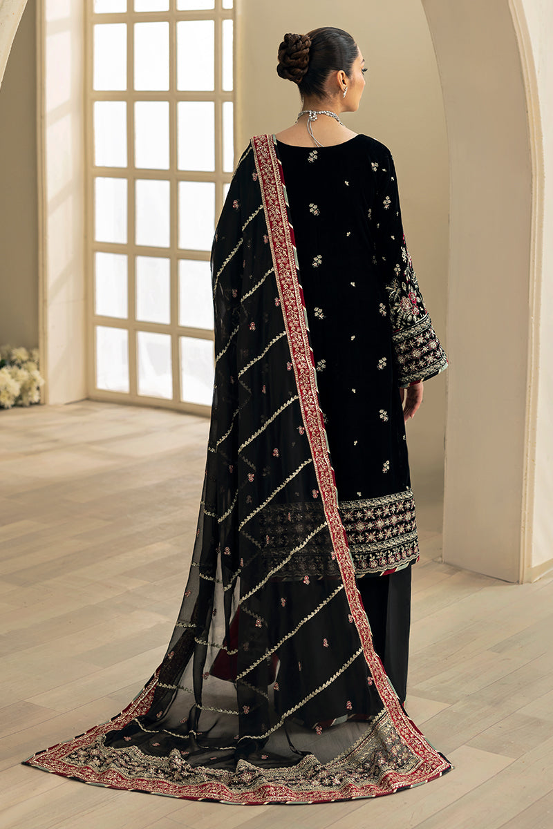 Gulaal | Celeste Velvet 24 | Raven by Gulaal - Designer Dress - Type: Ladies Clothes - Available at Libayah - 100% Original