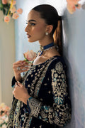 Gulaal | Celeste Velvet 24 | Azure by Gulaal - Designer Dress - Type: Ladies Clothes - Available at Libayah - 100% Original
