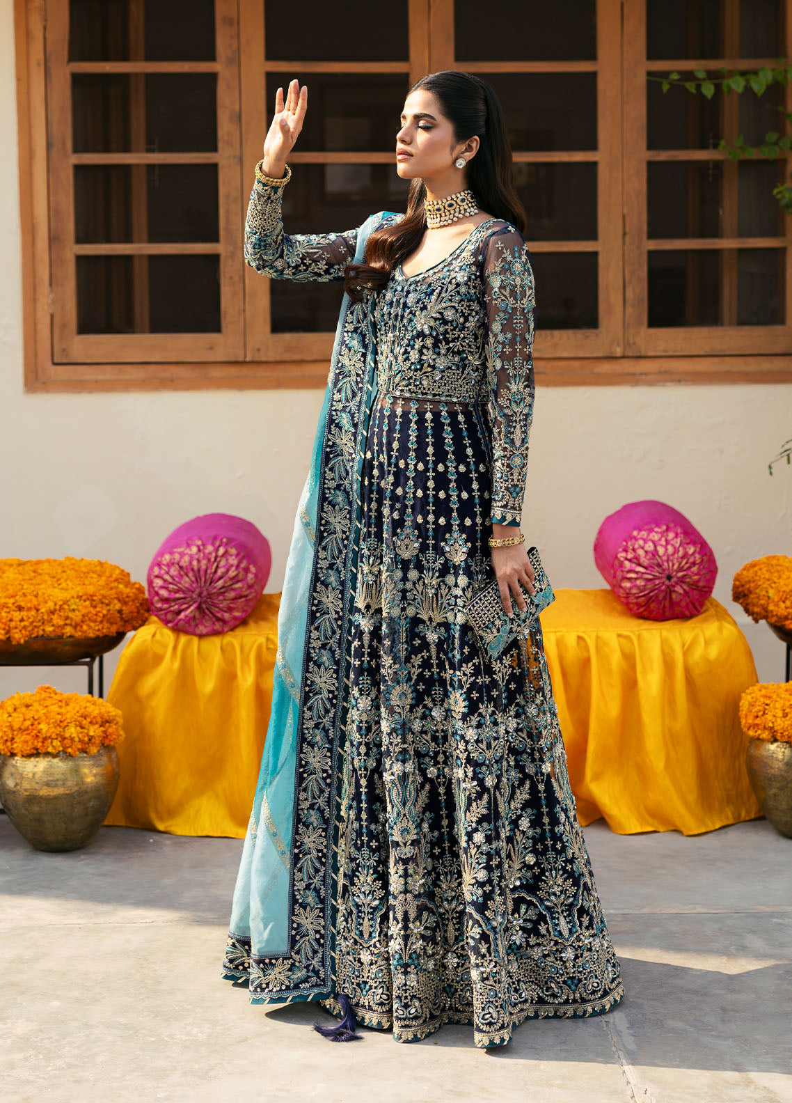 Gulaal |  Chaandni Wedding Formals | Meena by Gulaal - Designer Dress - Type: Ladies Clothes - Available at Libayah - 100% Original