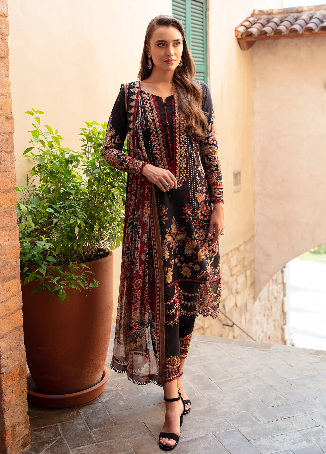 Gulaal | Springtime Ballet | LEYLA (GL-L-24V1-10) by Gulaal - Designer Dress - Type: Ladies Clothes - Available at Libayah - 100% Original