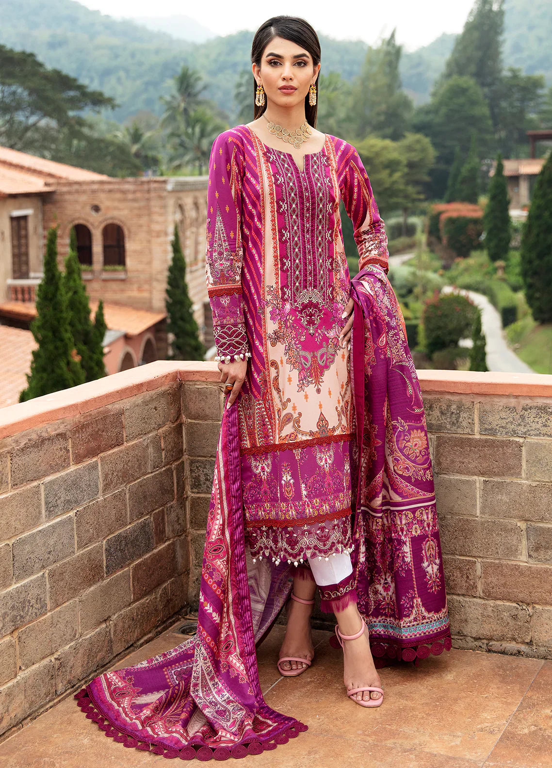 Gulaal | Springtime Ballet | ALAARA (GL-L-24V1-11) by Gulaal - Designer Dress - Type: Ladies Clothes - Available at Libayah - 100% Original