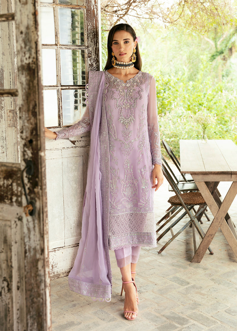 Gulaal | Embroidered Chiffon Eid Collection | VIOLA by Gulaal - Designer Dress - Type: Ladies Clothes - Available at Libayah - 100% Original