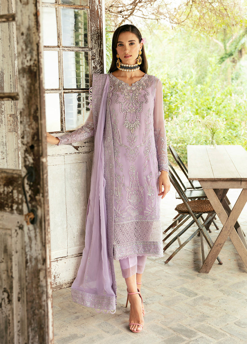 Gulaal | Embroidered Chiffon Eid Collection | VIOLA by Gulaal - Designer Dress - Type: Ladies Clothes - Available at Libayah - 100% Original