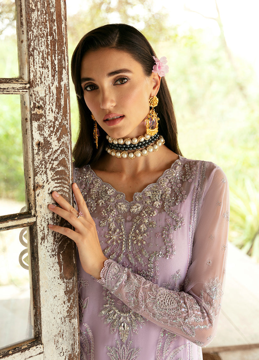 Gulaal | Embroidered Chiffon Eid Collection | VIOLA by Gulaal - Designer Dress - Type: Ladies Clothes - Available at Libayah - 100% Original