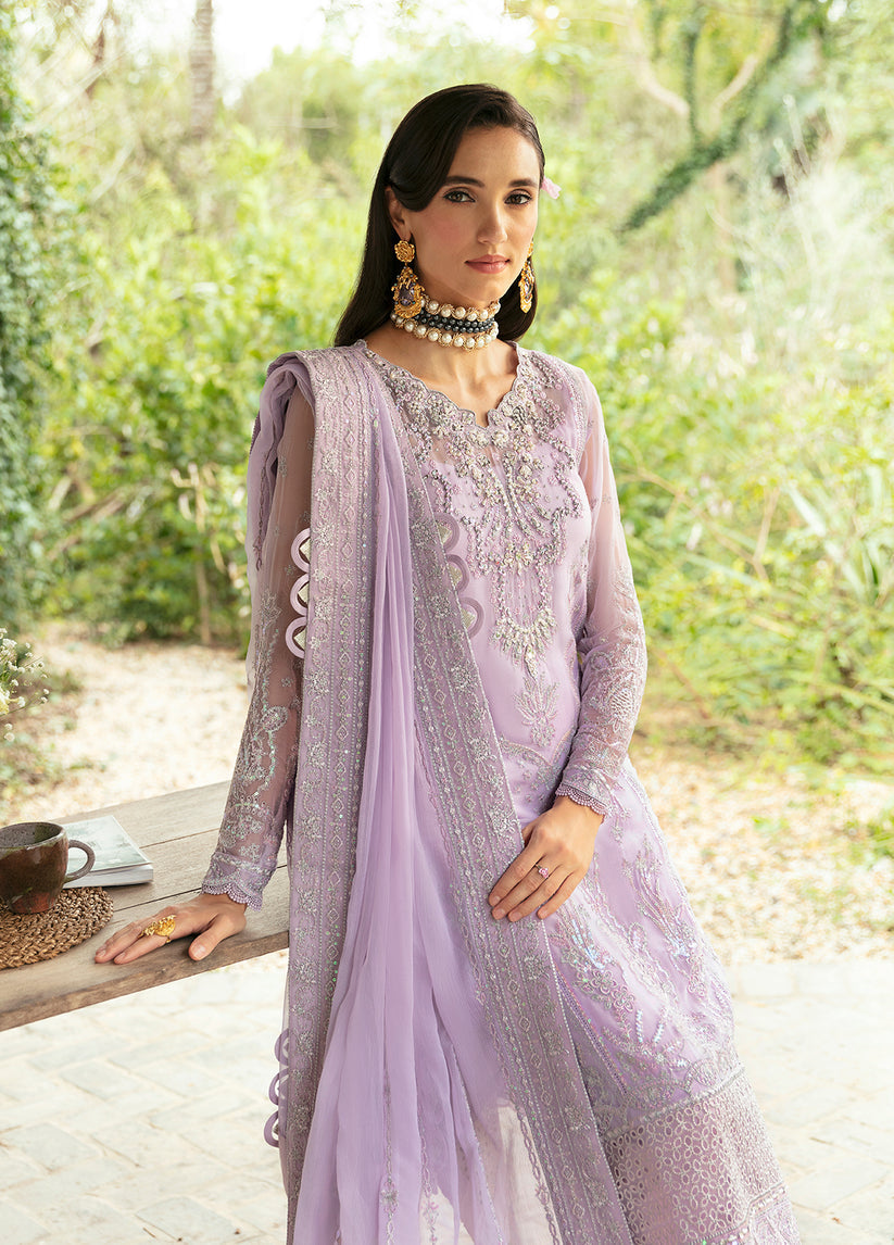 Gulaal | Embroidered Chiffon Eid Collection | VIOLA by Gulaal - Designer Dress - Type: Ladies Clothes - Available at Libayah - 100% Original