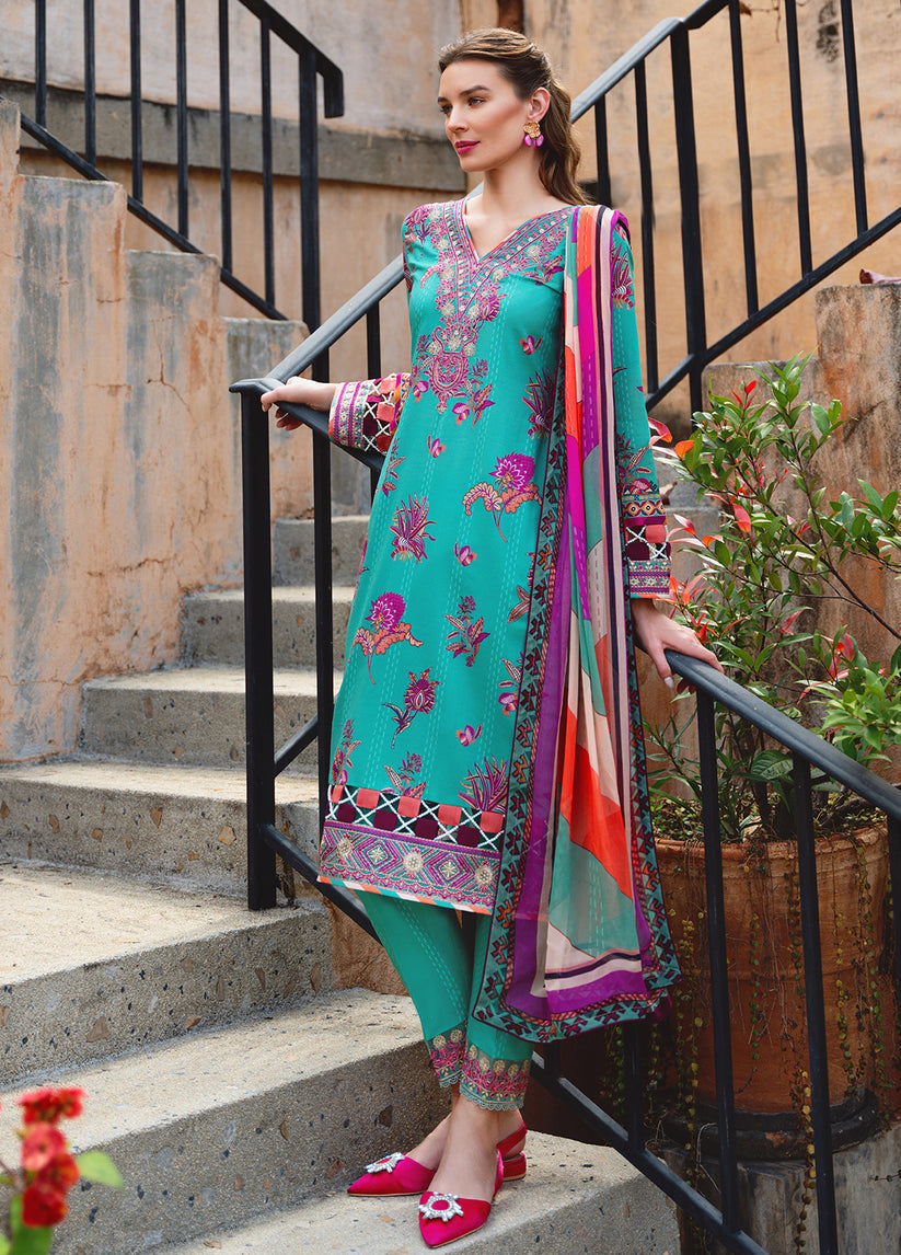 Gulaal | The Enchanted Garden | Almeria by Gulaal - Designer Dress - Type: Ladies Clothes - Available at Libayah - 100% Original