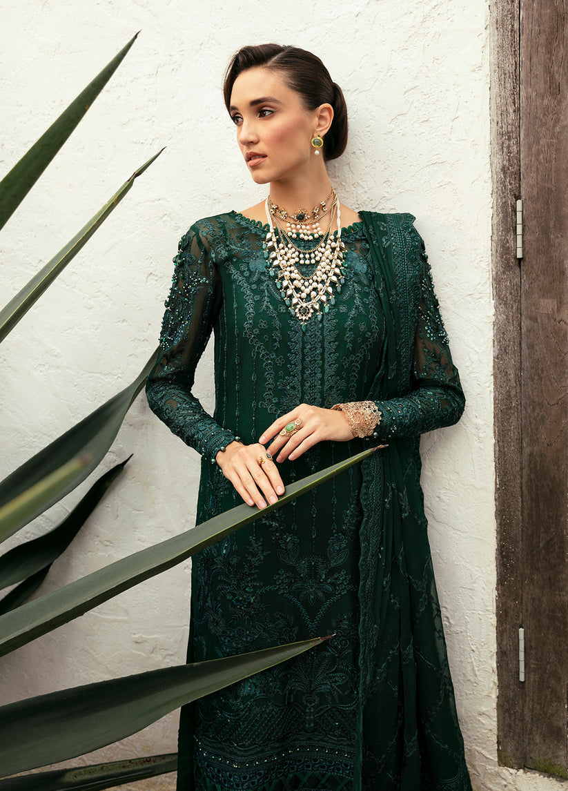 Gulaal | Embroidered Chiffon Eid Collection | CASSIA by Gulaal - Designer Dress - Type: Ladies Clothes - Available at Libayah - 100% Original