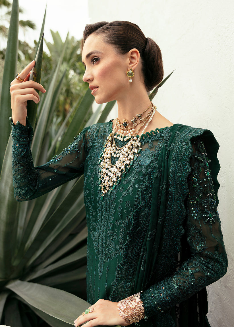Gulaal | Embroidered Chiffon Eid Collection | CASSIA by Gulaal - Designer Dress - Type: Ladies Clothes - Available at Libayah - 100% Original