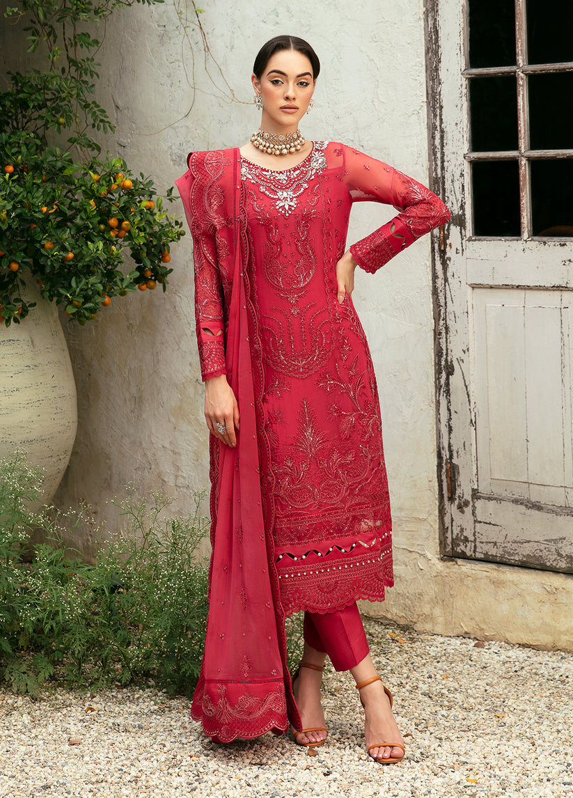 Gulaal | Embroidered Chiffon Eid Collection | ULMARIA by Gulaal - Designer Dress - Type: Ladies Clothes - Available at Libayah - 100% Original