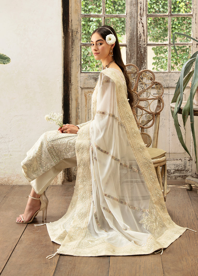 Gulaal | Embroidered Chiffon Eid Collection | ASTERIA by Gulaal - Designer Dress - Type: Ladies Clothes - Available at Libayah - 100% Original