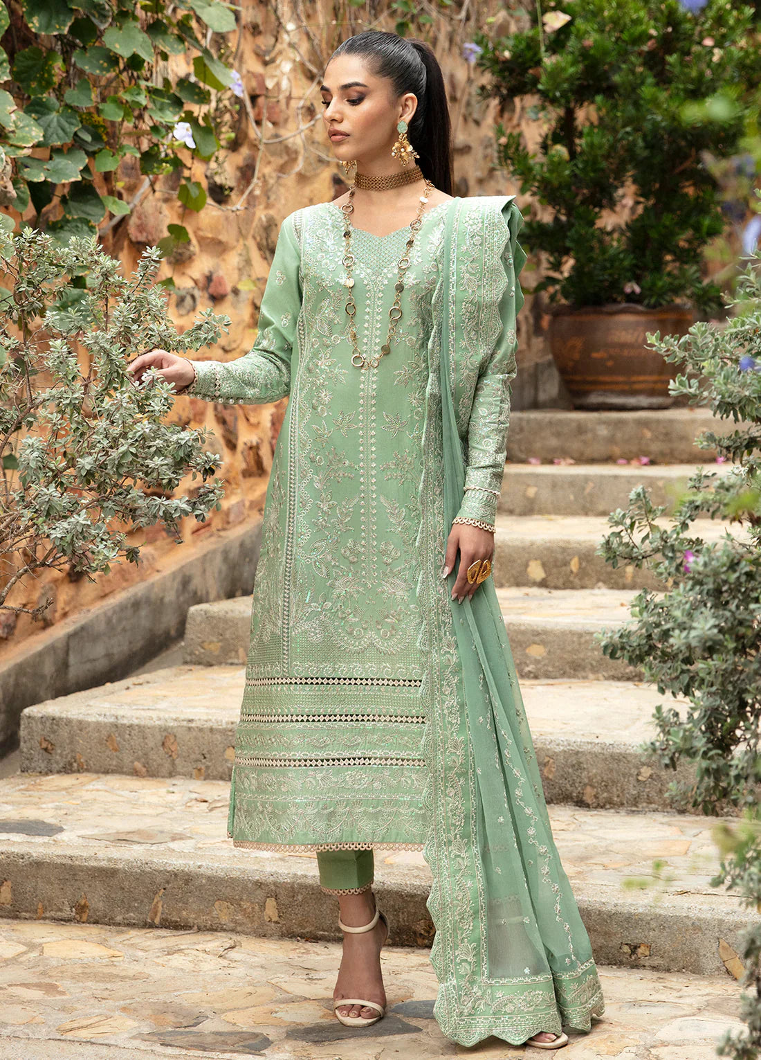 Gulaal | Luxury Lawn 24 | DENIZ (GL-LL-24V1-05) by Gulaal - Designer Dress - Type: Ladies Clothes - Available at Libayah - 100% Original